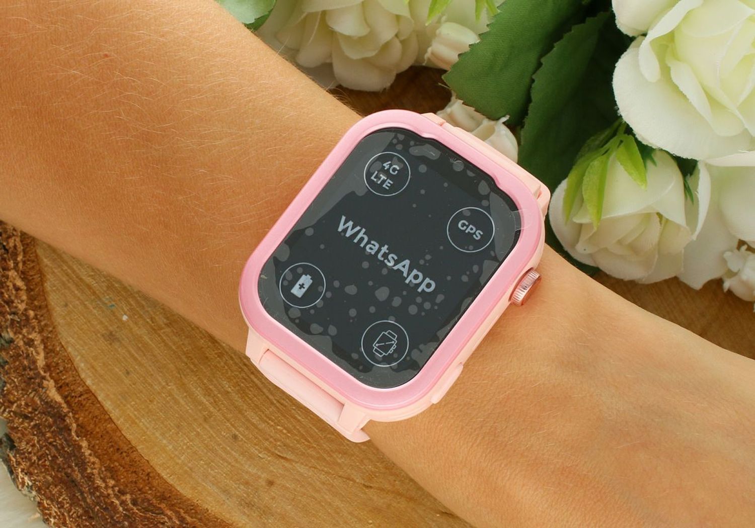 Smartwatch dziecięcy Garett Kids Essa 4G różowy (1).jpg